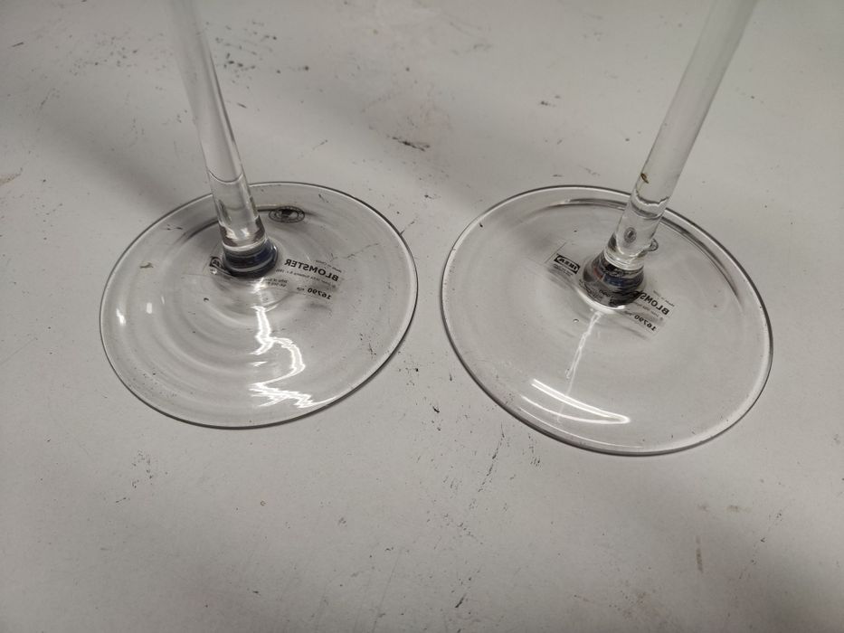 Castiçais IKEA em vidro