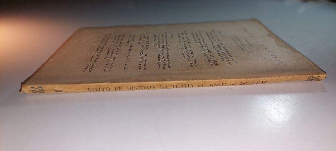 Esboço de História da Teoria do Ideal e do Real (Atlântida, 1948)