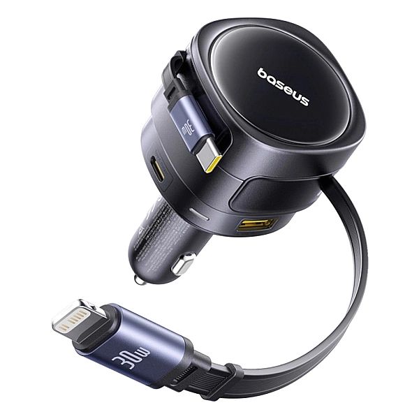 Ładowarka samochodowa Baseus Enjoyment Max 90W 2x USB-C + kabel USB-C