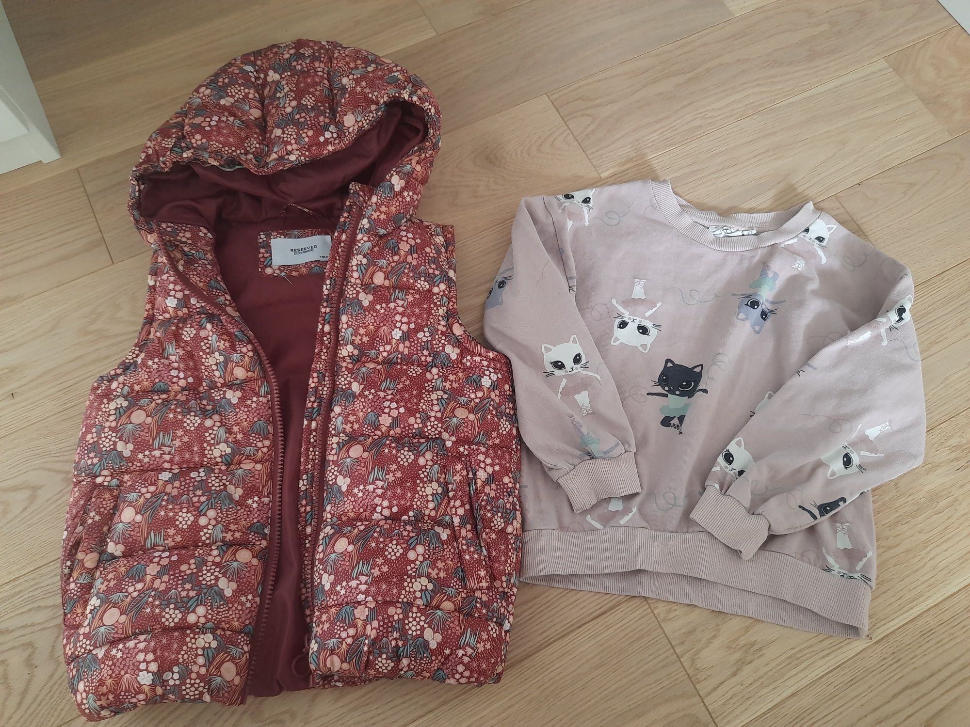 Bezrękawnik i bluza rozm.110 reserved