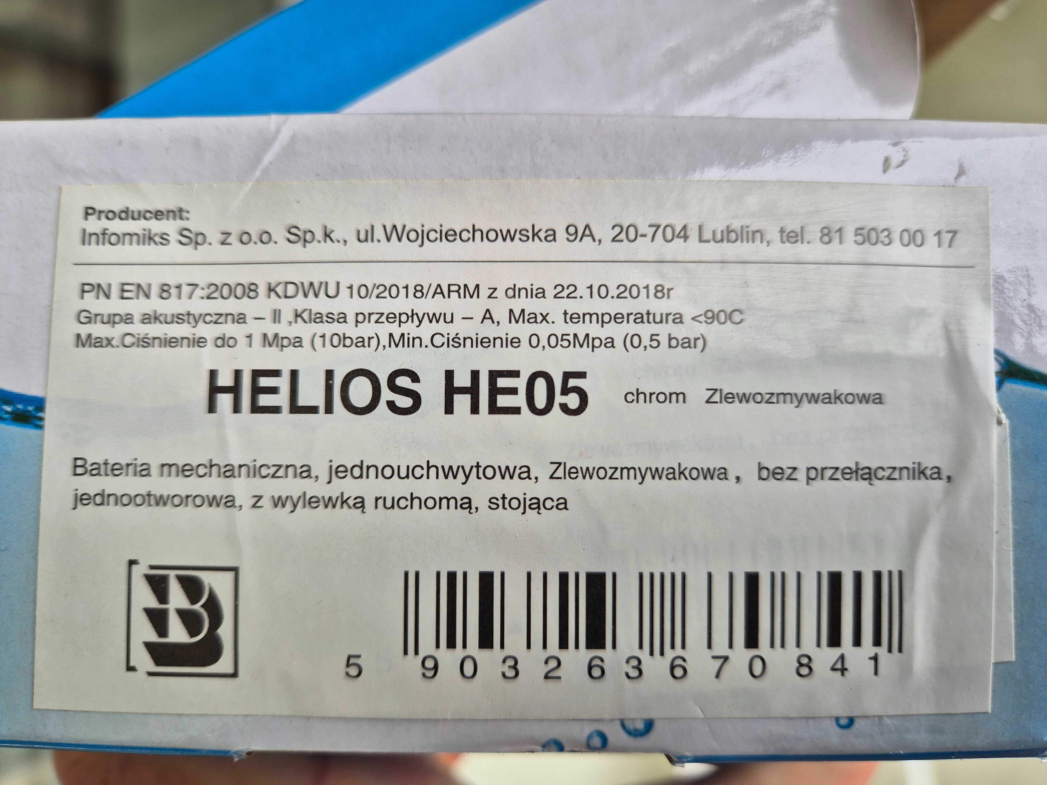 Zlewozmywak z baterią