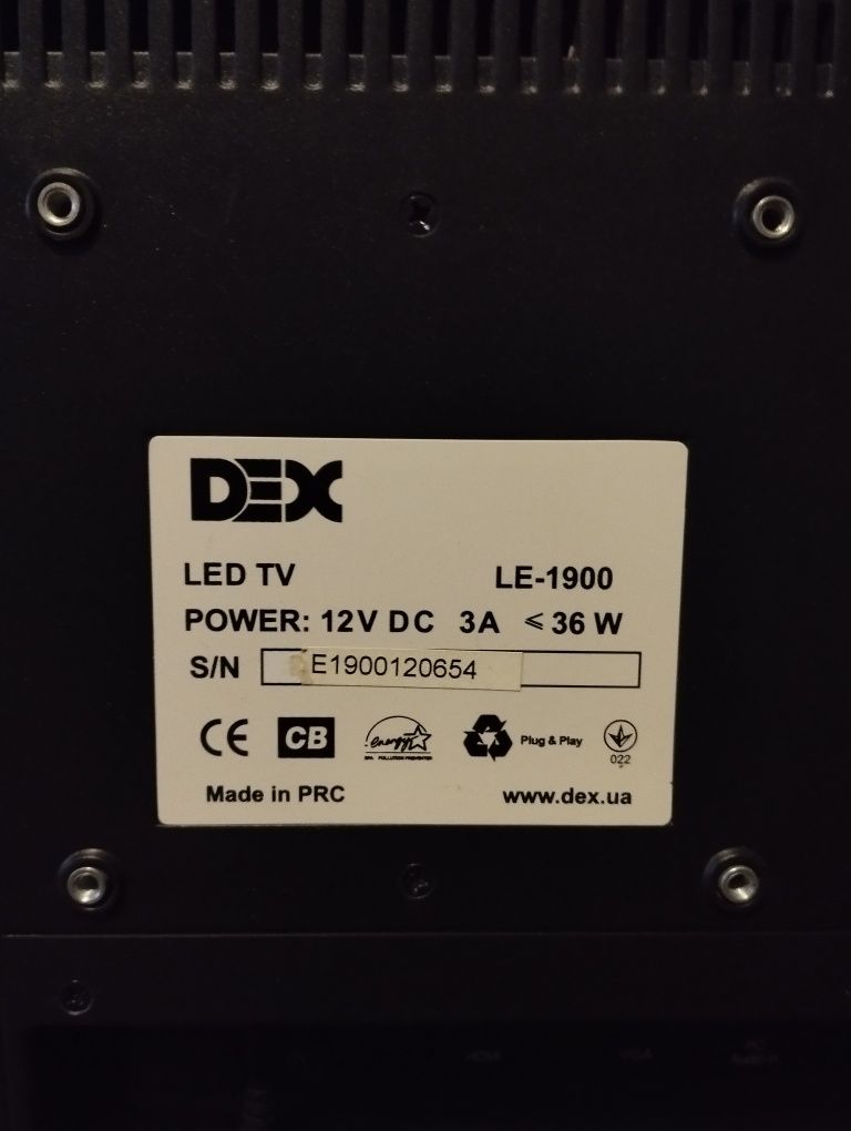 Телевізор DEX LE-1900