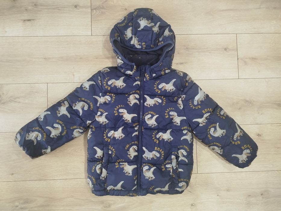 Kurtka zimowa hm 122 dinozaury