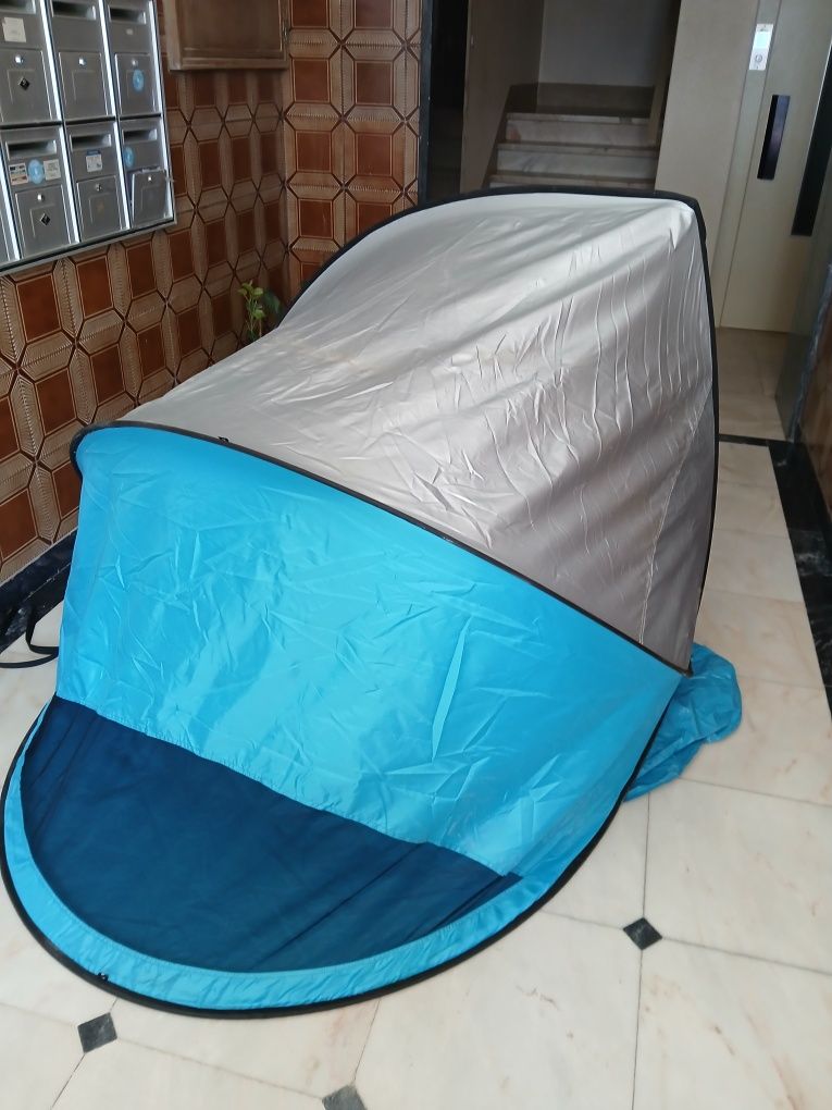 Tenda paravento usada