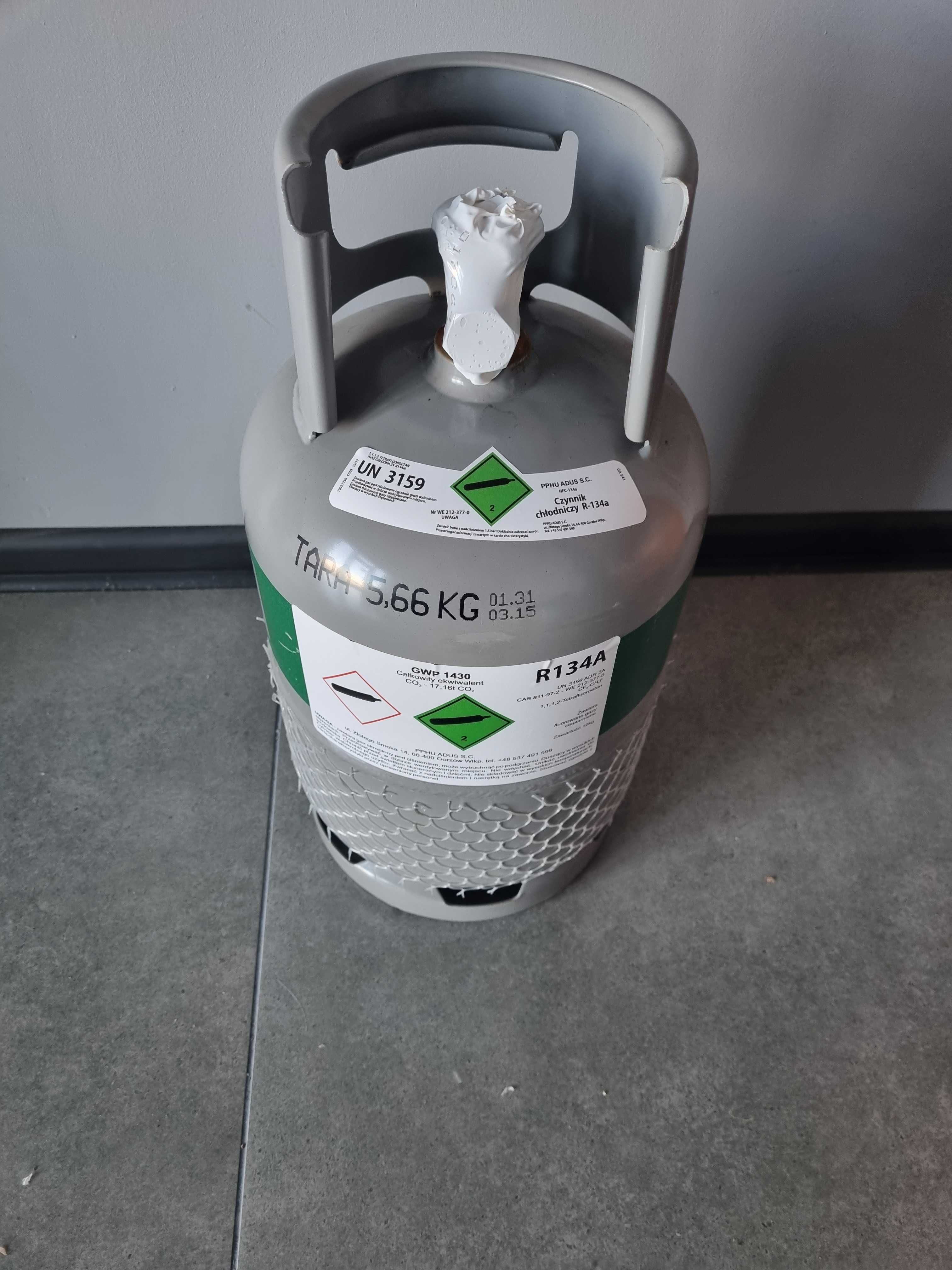 Czynnik r134a freon 12kg gaz do klimatyzacji