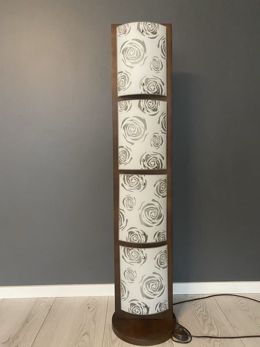 Lampa stojąca plus lampa nierdzewna kokon zestaw