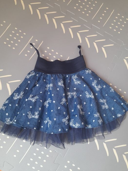 Elegancka spódniczka 92, 98 z tiulem