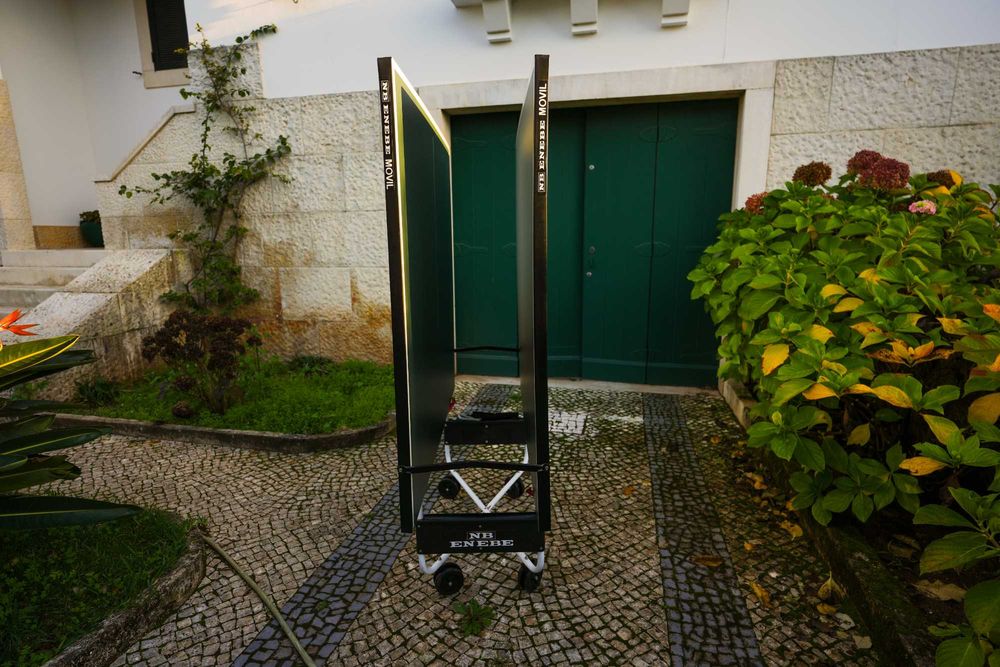 Mesa de Ping Pong Enebe Movil — Dobrável e com Rede