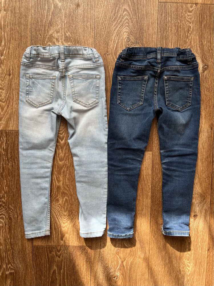 Комплект джинсів 2шт Джинси Primark скіні 110р / 4-5 рочків джинсы