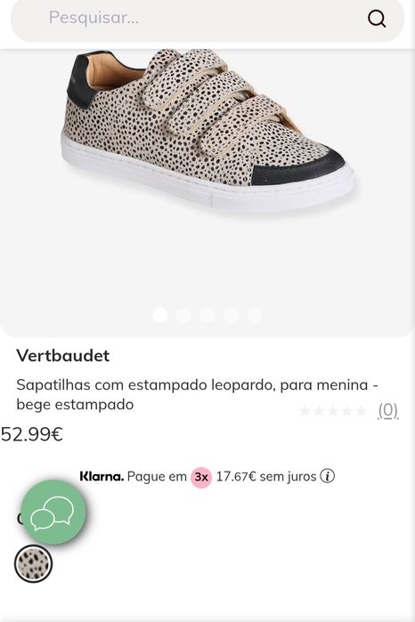 Sapatilhas menina