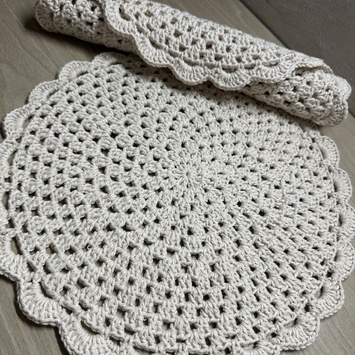 Sousplat de Crochet Modelo Tradicional