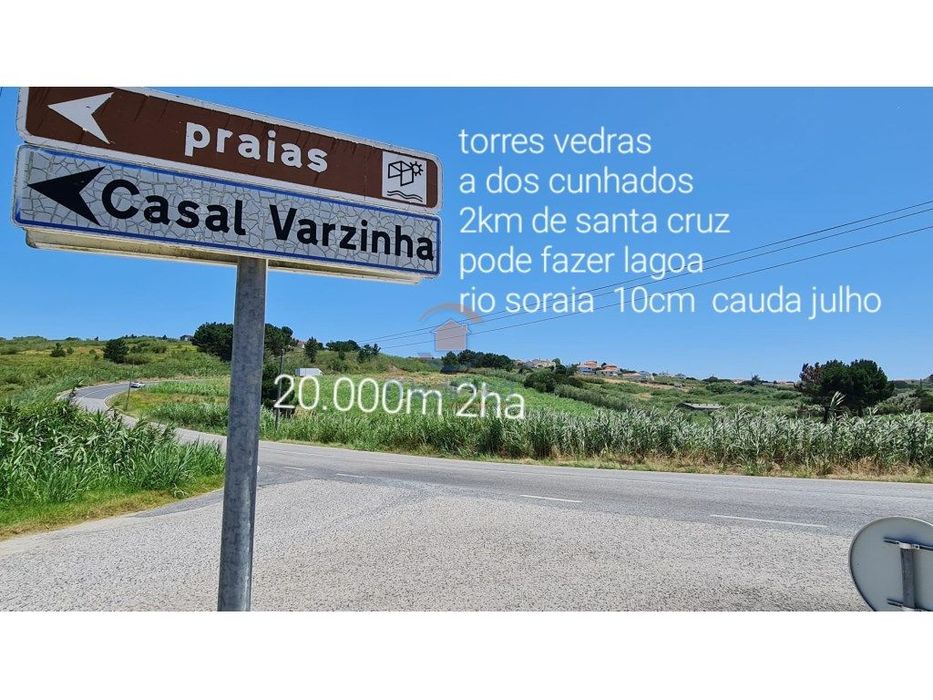 Terreno agrícola com 2 hectares | Bombardeira, Torres Vedras