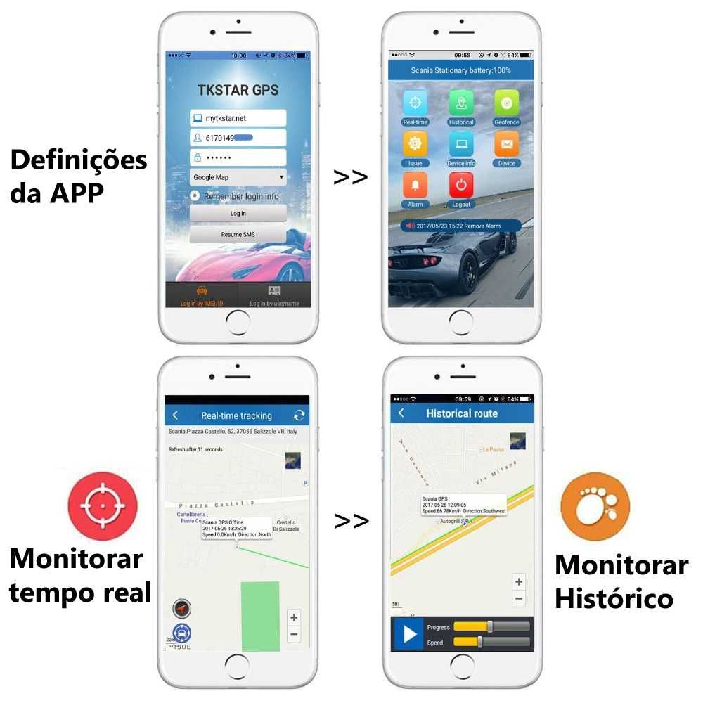 localizador gps rastreador minúsculo pequeno historico até 180 dias AP