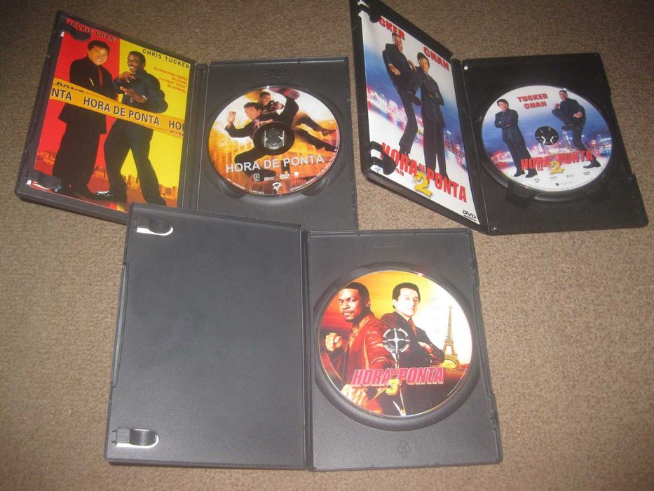 Trilogia em DVD "Hora de Ponta" com Jackie Chan