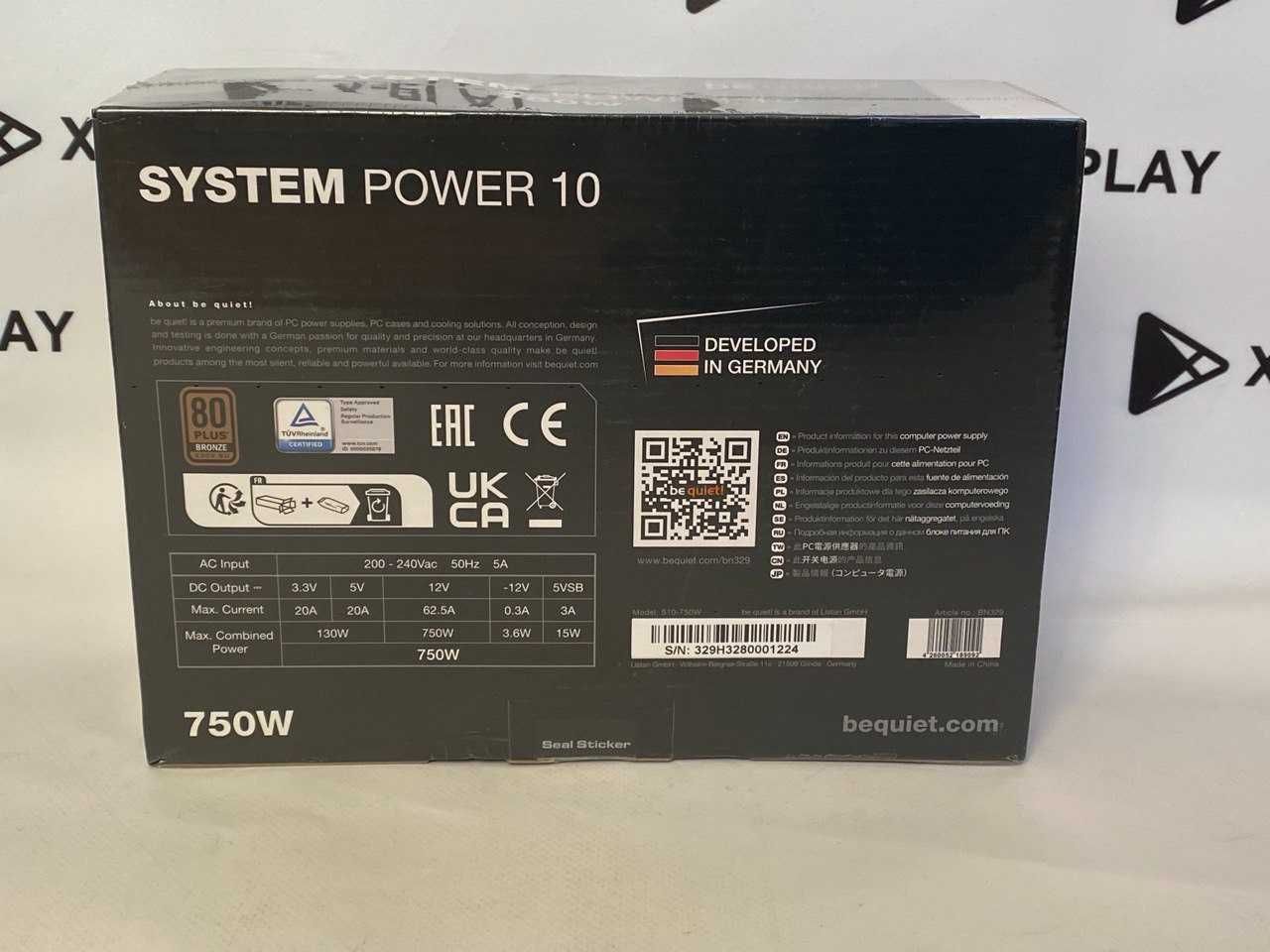 Блок живлення be quiet! System Power 10 750W •НОВІ•ГАРАНТІЯ•