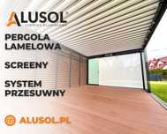 Pergola Lamelowa Aluminiowa Wysoka Jakość Ruchomy Dach Lamele JAKOŚĆ!