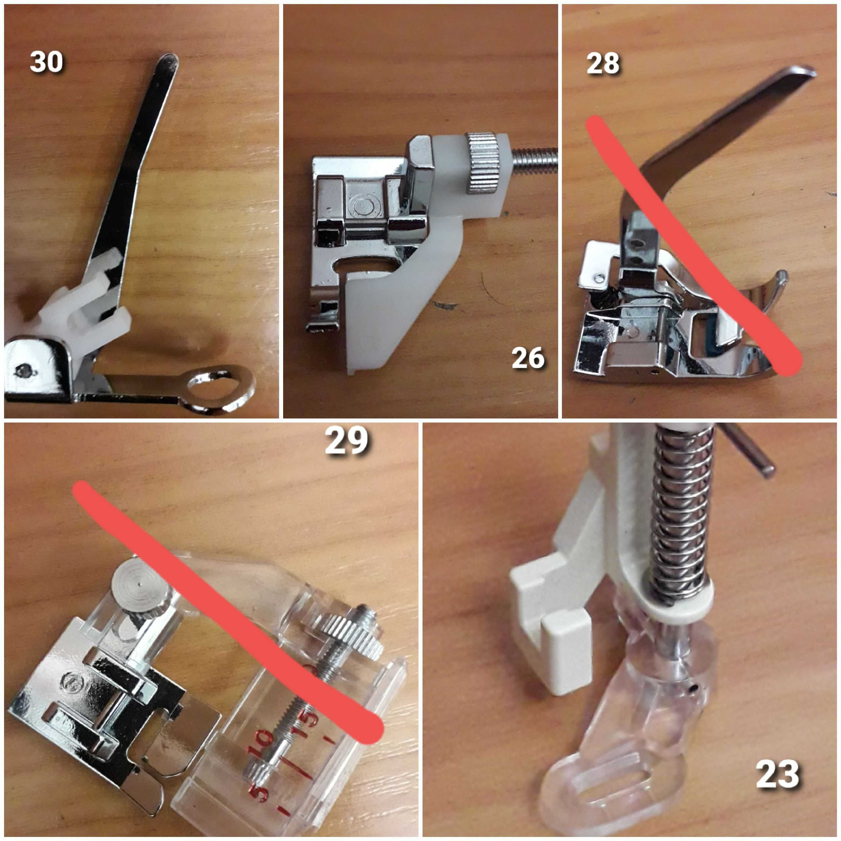 Лапка швейной машинки для 9 защипов