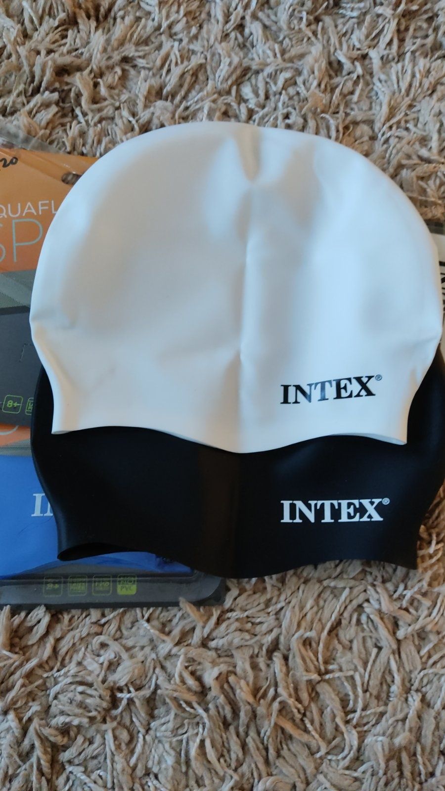 Шапочка силиконовая для плавания ,подростковая, взрослая Интекс ,Intex