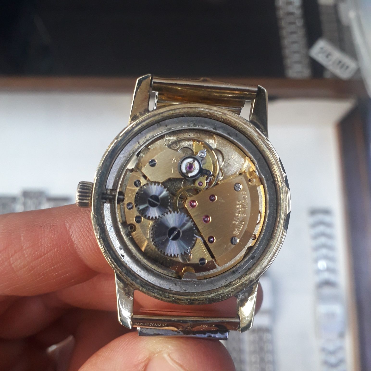 Zegarek SOLVIL & TITUS 17 JEWELS nakręcony zegarek męski z datownikiem