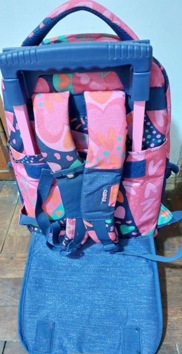 Mochila Trolley para Viagem Escola ou Desporto TOTTO Rodas