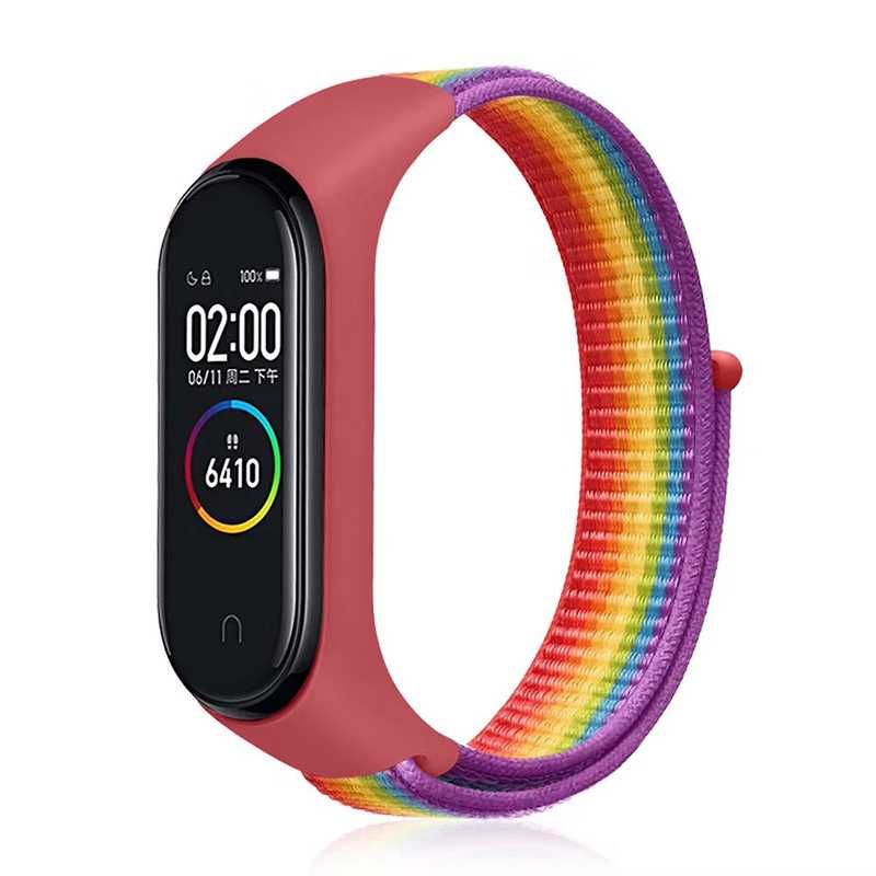Opaska Pasek Nylon do Xiaomi band 4/5/6 Materiałowa Wiele Kolorów