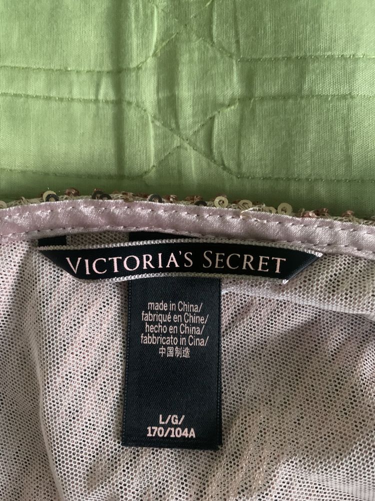 Пенюар victoria's secret sequin slip