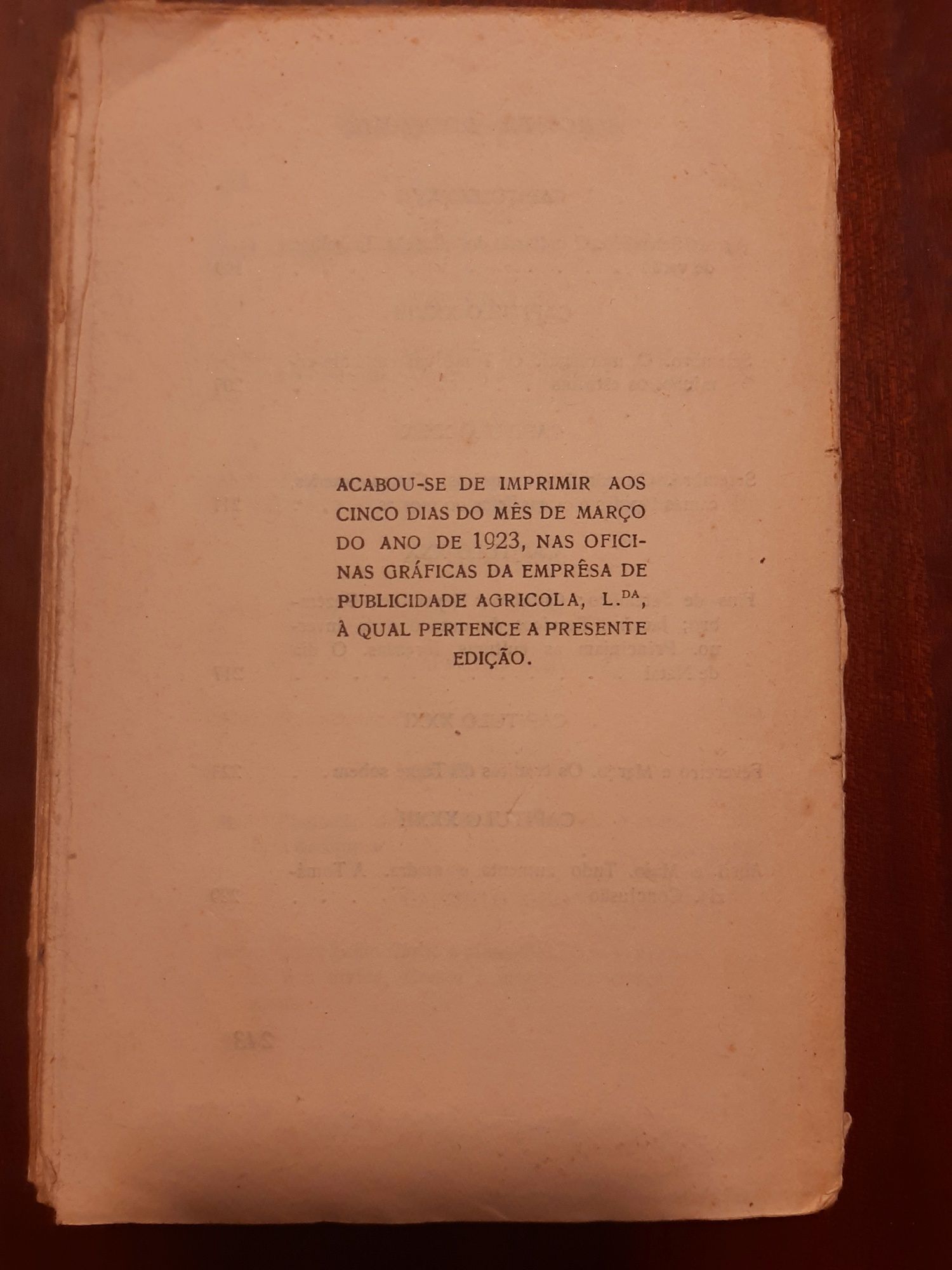 'A Horta do Tomé'. Almanaque agrícola