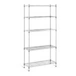 Regał magazynowy druciany ażurowy kolor szary 180x90x35cm do 150kg