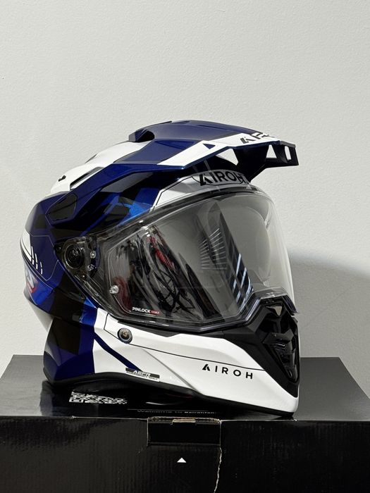 Kask integralny Airoh Commander  2 Reveal Blue Gloss rozmiar M