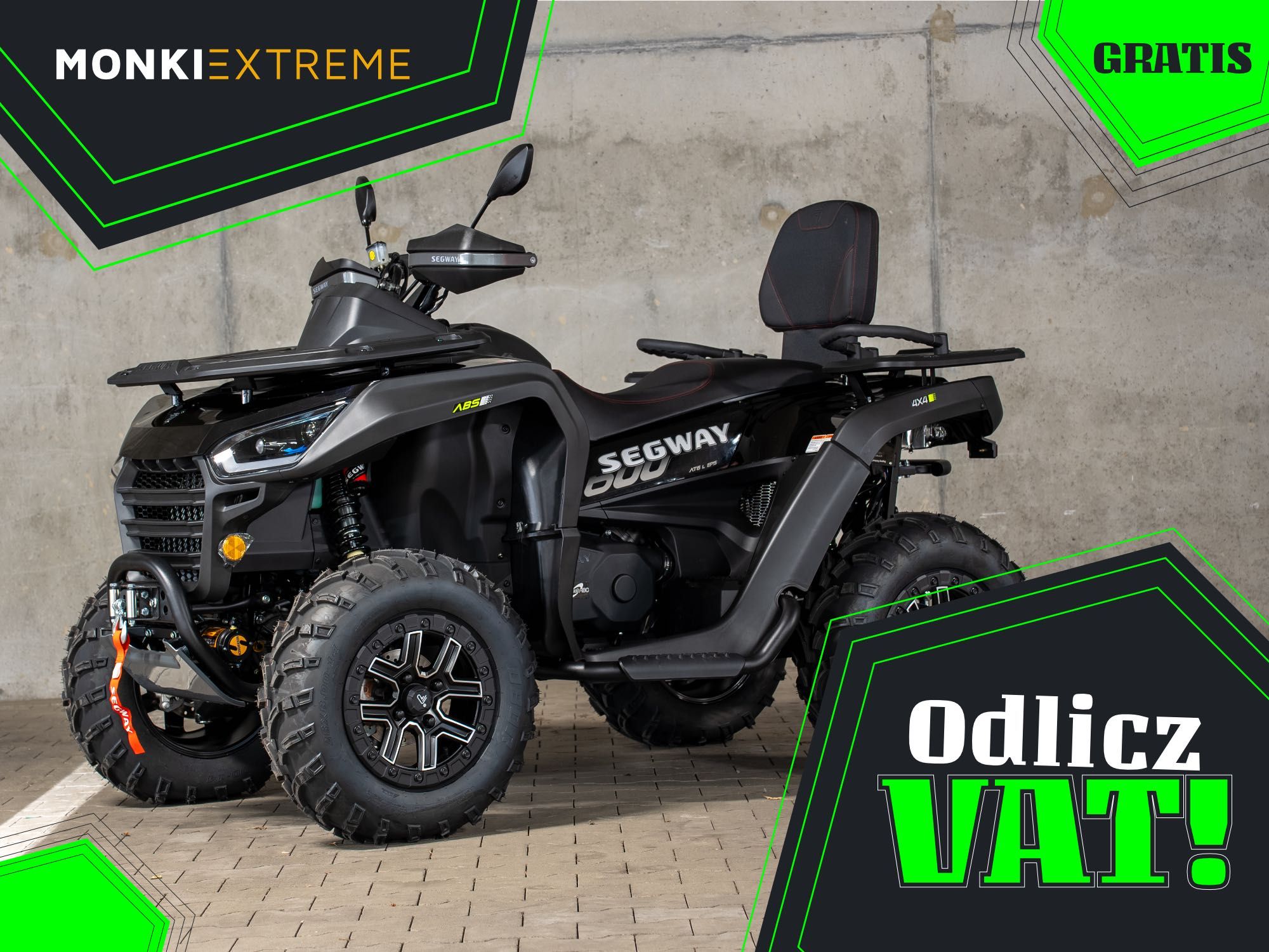 Monki Extreme Quad Segway AT6 L Eps Limited ABS T3B FV + GRATIS !!!