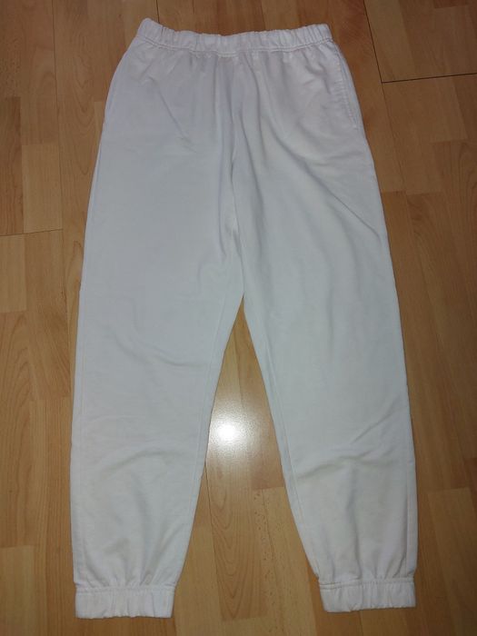 Solidne białe dresy r xl 42  spodnie dresowe damskie bawełna