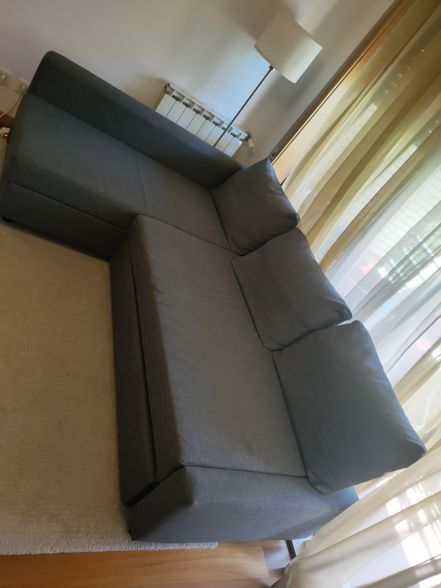 Sofa cama friheten cinza