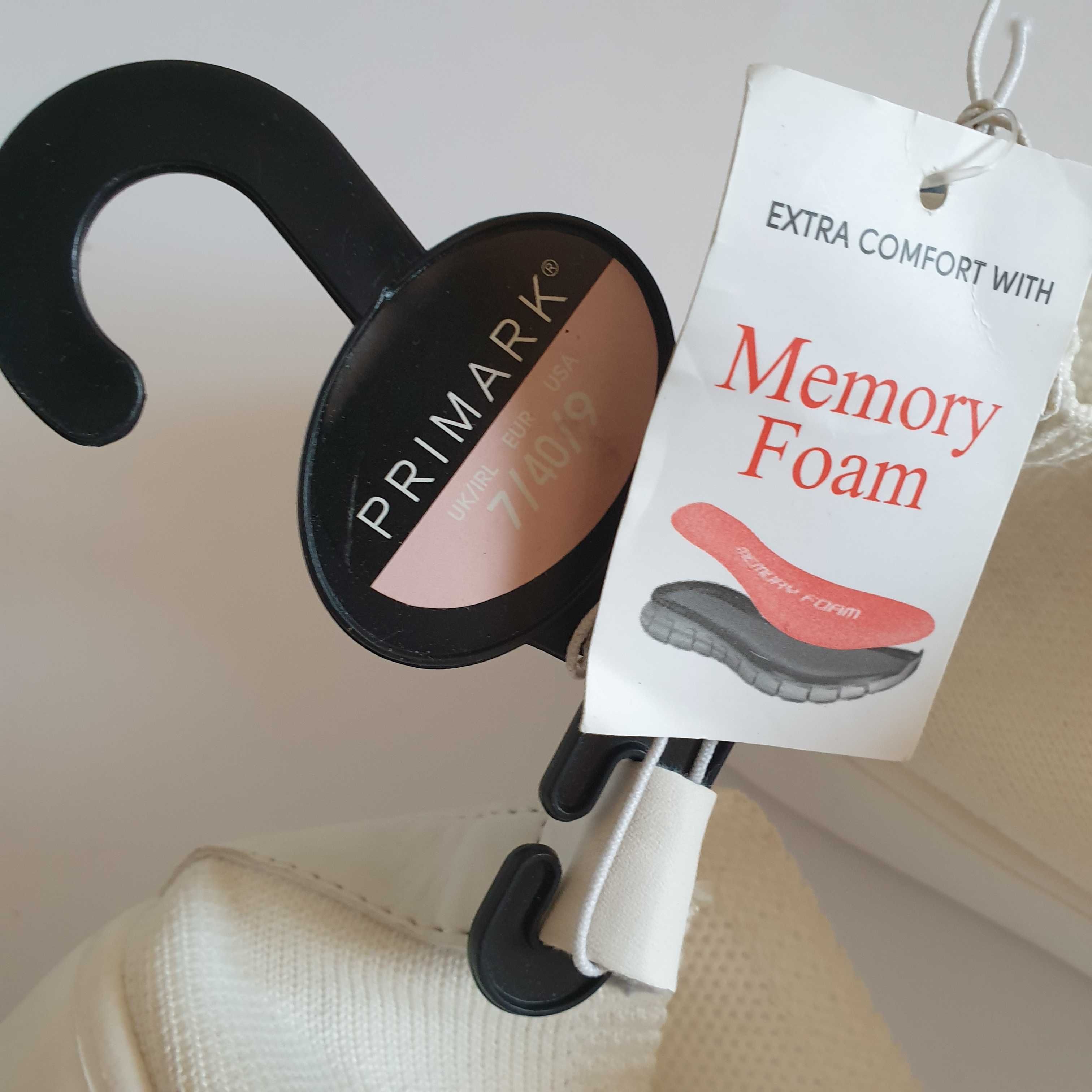 Білі Сліпони Primark Memory foam 39р.