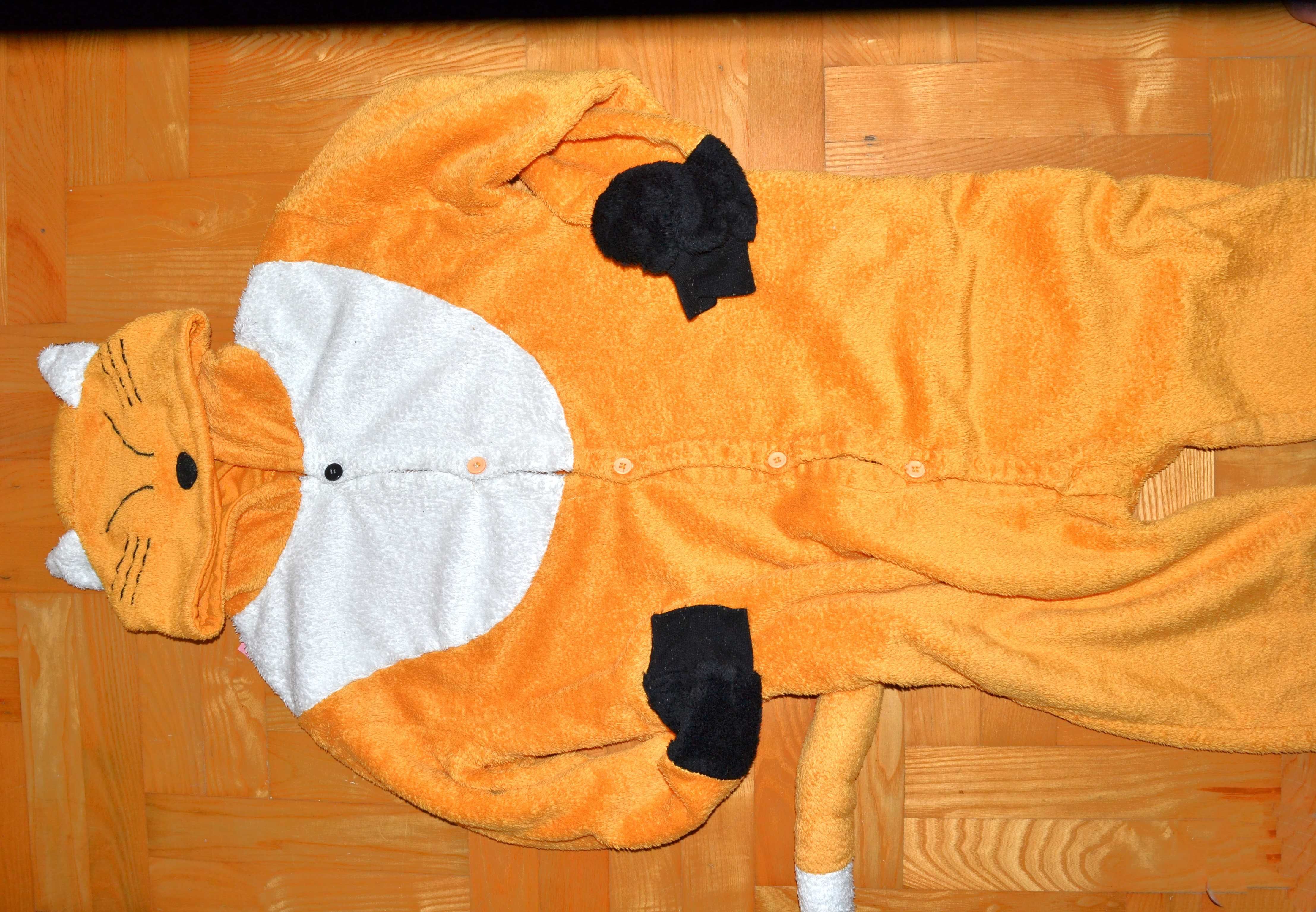 Lis Lisek strój piżama przebranie polar 9/10 lat_134/140 cm