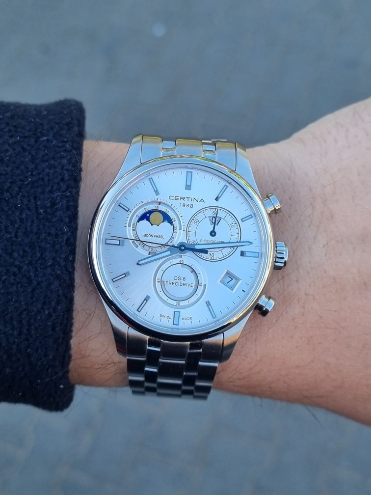 Certina DS8 Moonphase, full set