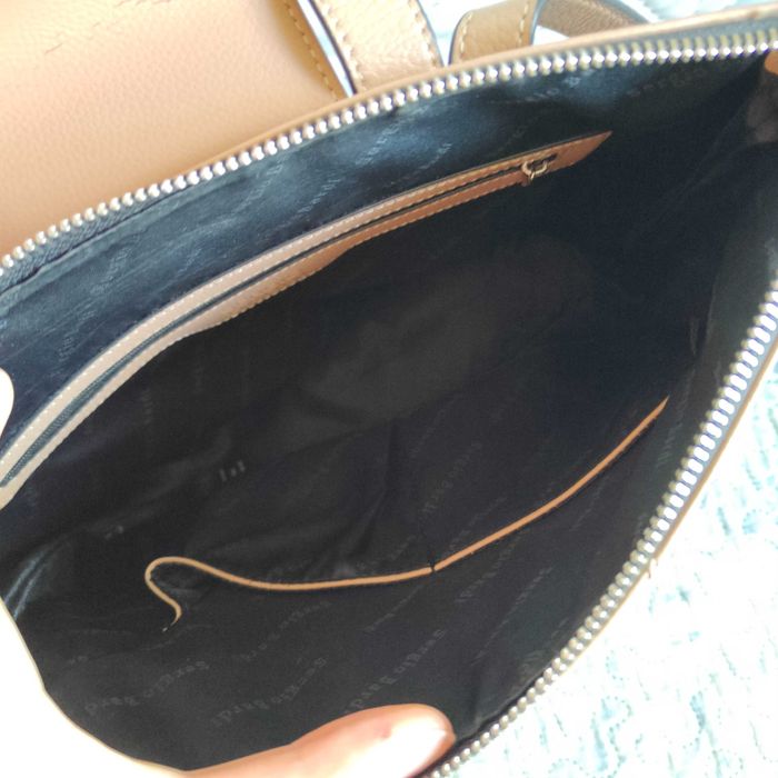 Plecak miejski beżowy mały