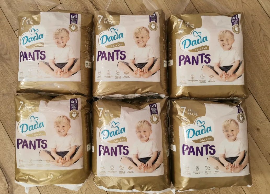 Pampersy dada pants 7, 6 paczek