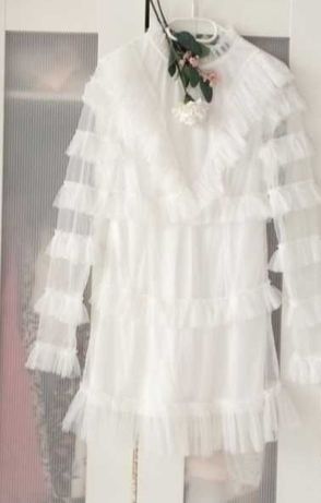 Sukienka ASOS biała 36 S