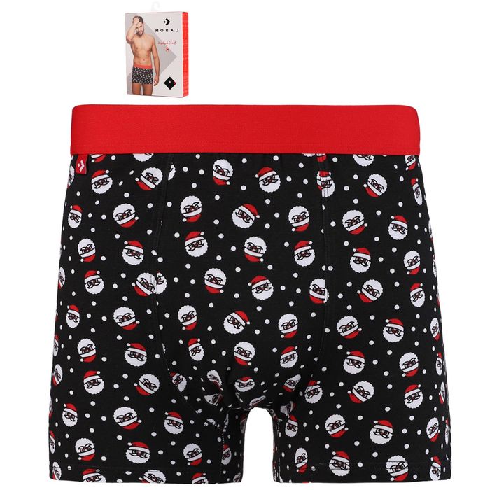 Bokserki Męskie Bawełna W Świąteczne Wzory Prezent Dla Niego Moraj XXL