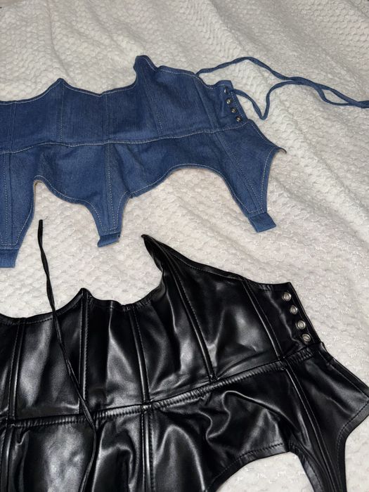 Сукня та корсет шкіряний mon blanche