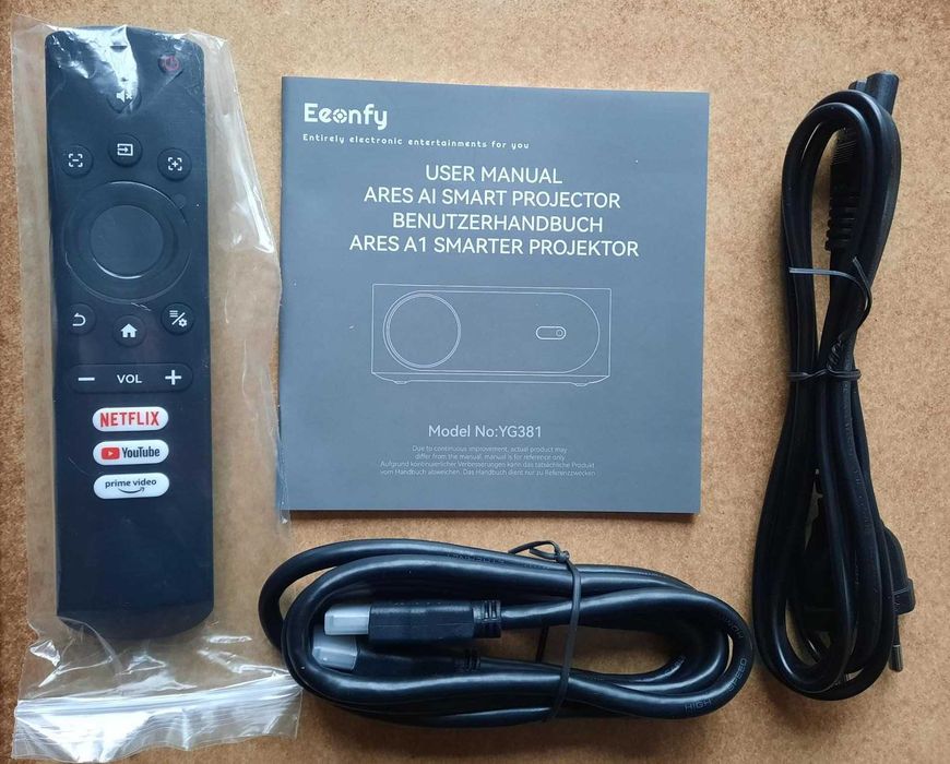 Promocja 4K Smart Projector |Netflix Certified|WiFi6 + Bluetooth