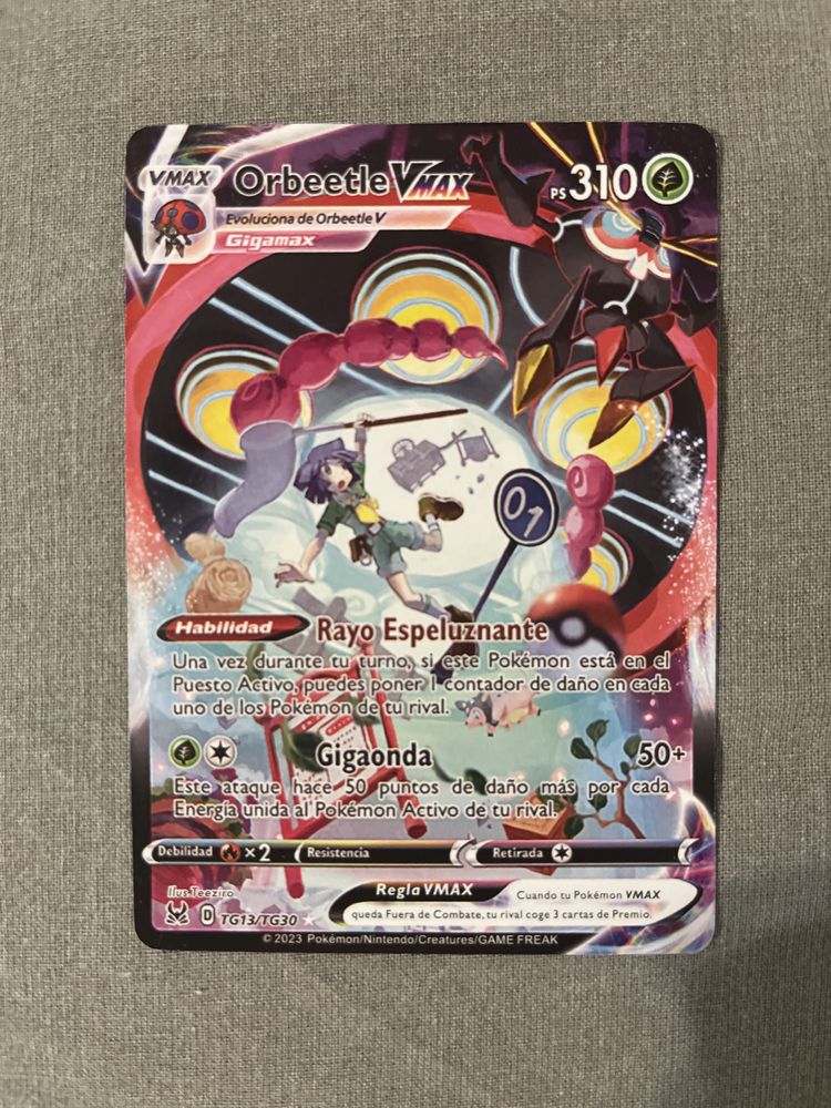 Carta Pokémon Orbeetle Vmax