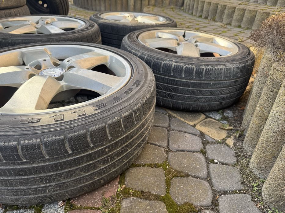 Felgi Koła Mercedes-Benz Oryginalne 5x112 17 Cali Opona