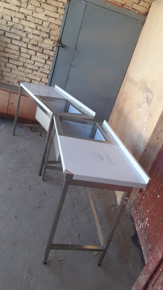Стіл нержавійка з мийкою