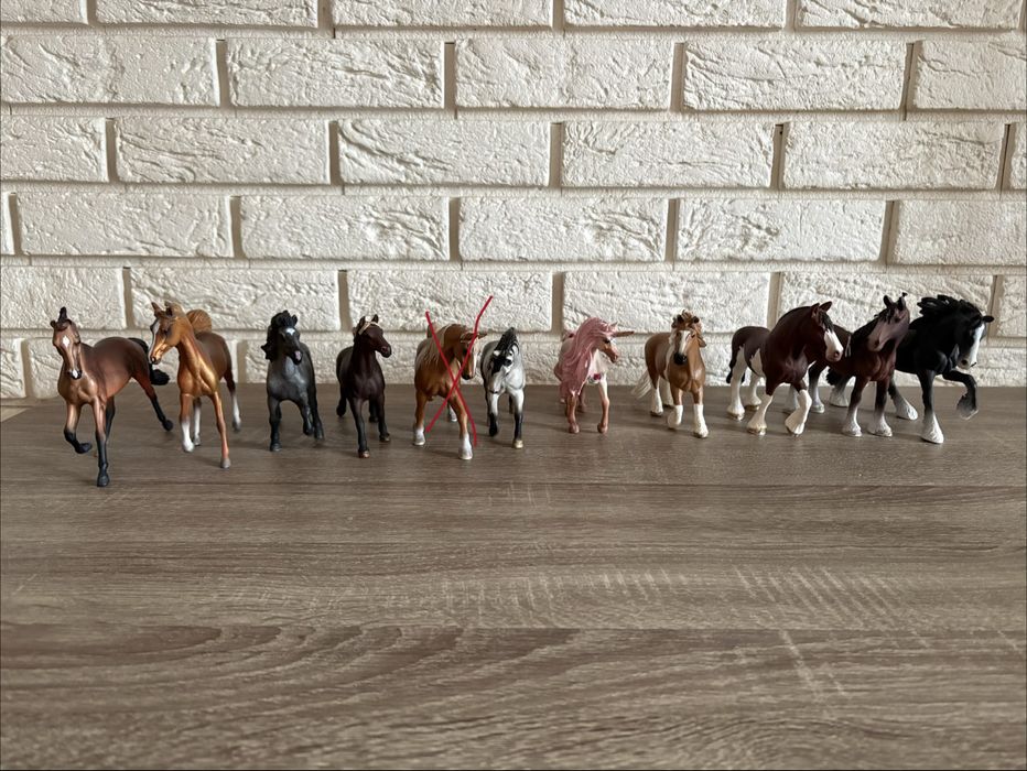 Фігурки коней Schleich, CollectA, коні, оригінал