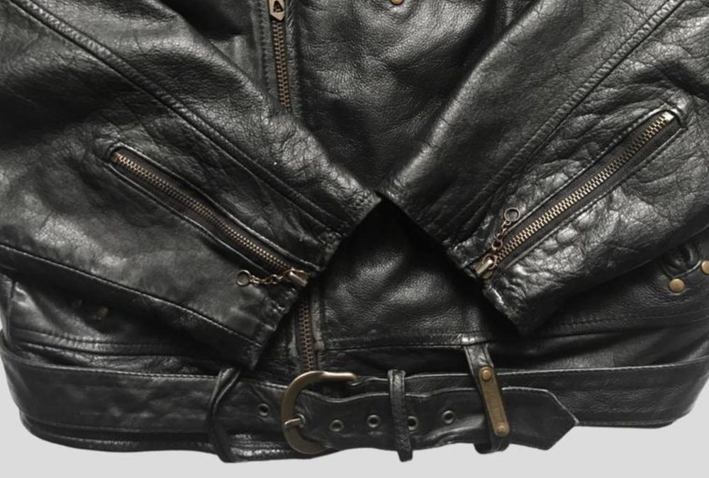 Вінтажна шкіряна мото куртка косуха байкерська schott chrome hearts