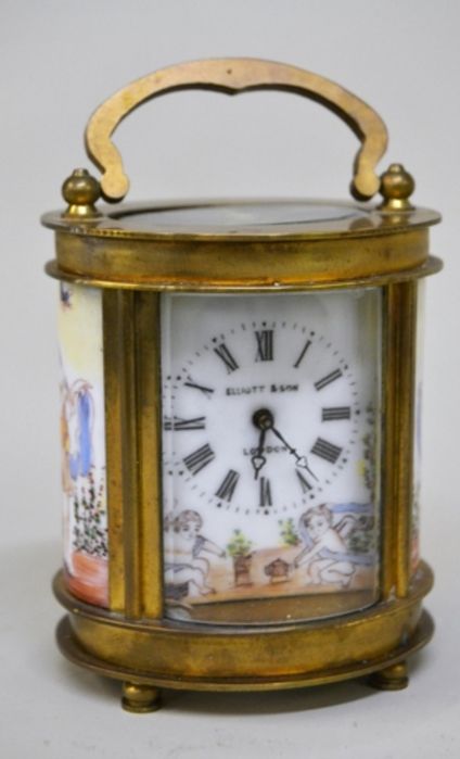 Antigo Relógio de Carruagem, Elliot & Son, Londres, séc XIX
