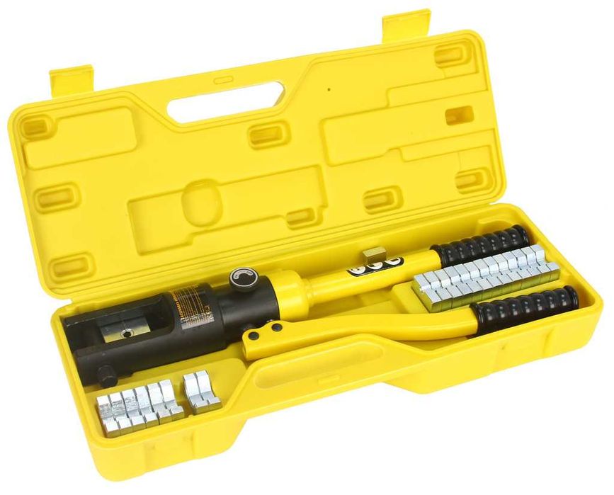 Zaciskarka hydrauliczna praska do kabli 18 t sześciokątna walizka