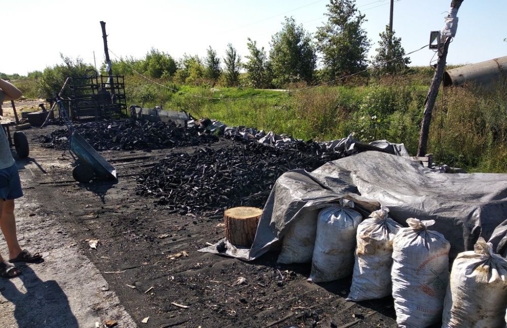 Продам Бізнес по виробництву деревного вугілля. Окупність 3 місяці