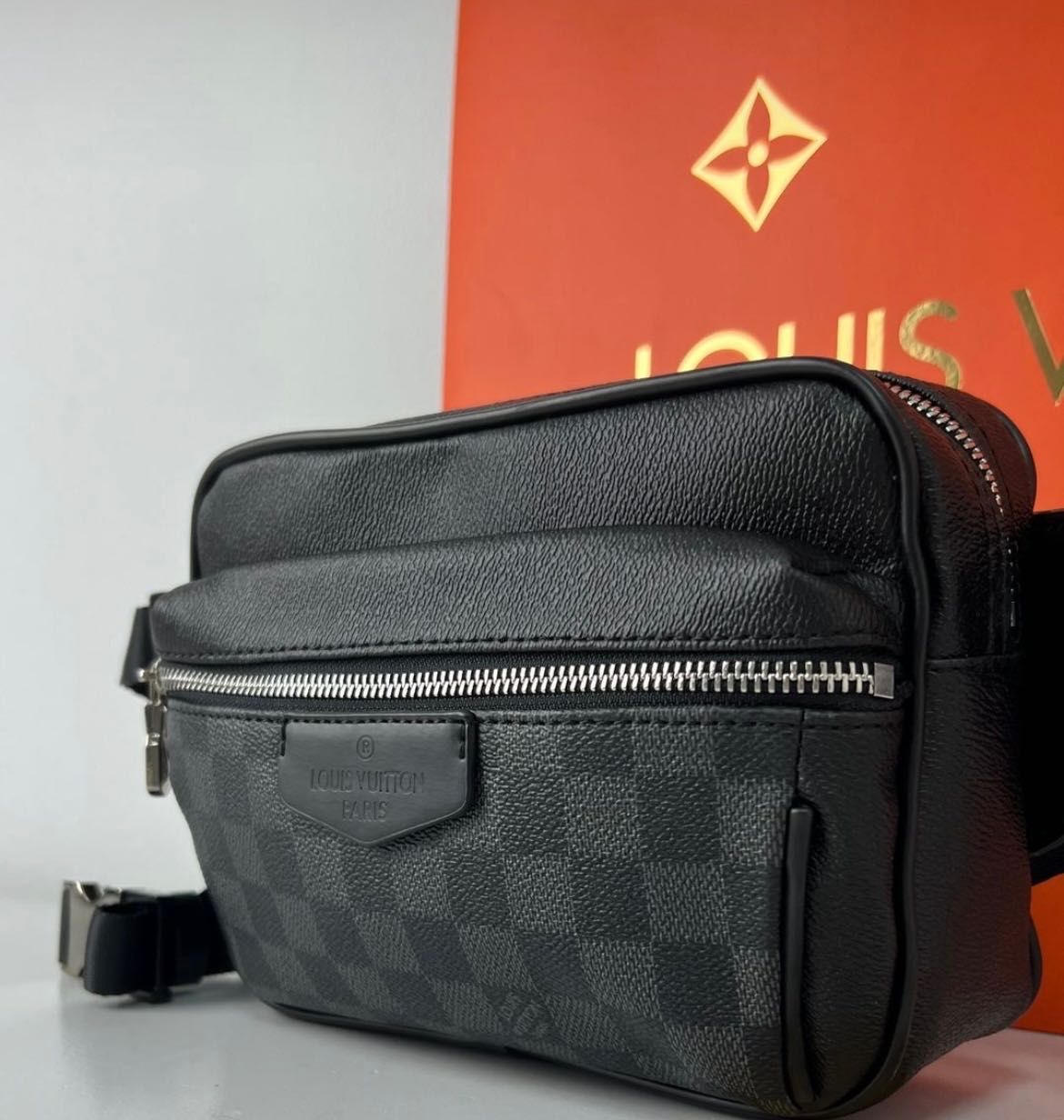 Saszetki męski listonoszka Louis Vuitton, Gucci monogram LV Premium